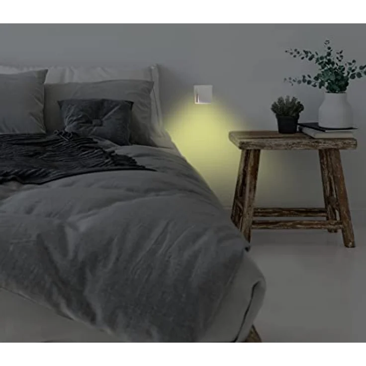 Hama LED Nachtlicht Nachtlicht für Steckdose mit warmen Licht, Dämmerungssensor, IP 20, Nachtlichtfunktion, Sensorschalter, LED fest integriert, Warmweiß, für Kinder, Babys und Erwachsene, energiesparende Anwendung – Bild 7