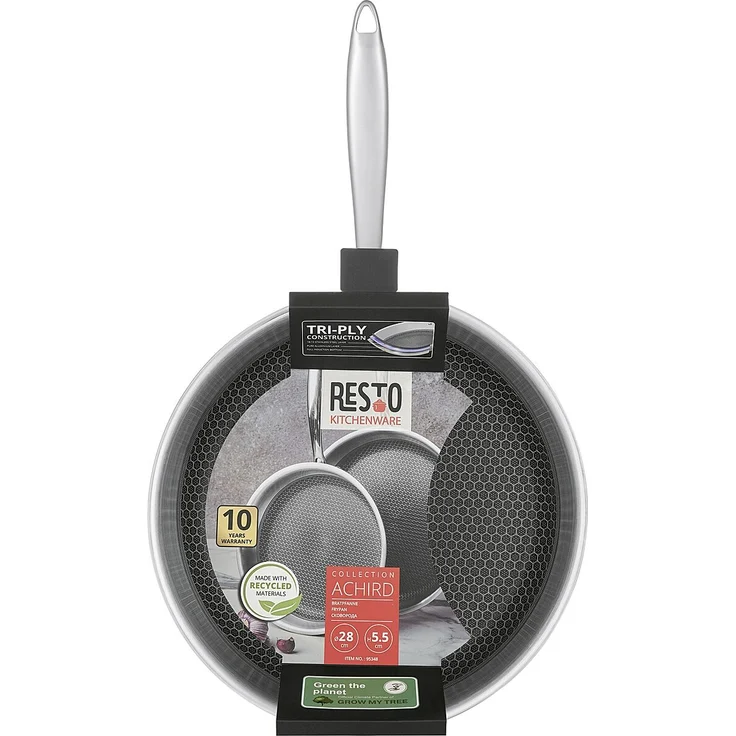 RESTO KITCHENWARE Bratpfanne Edelstahl Ø28cm – Bild 3