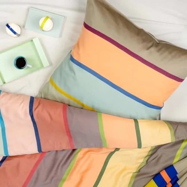 Remember Bettwäsche Cambridge, Mako Satin Baumwolle, 2 teilig, mit Reißverschluss – Bild 2