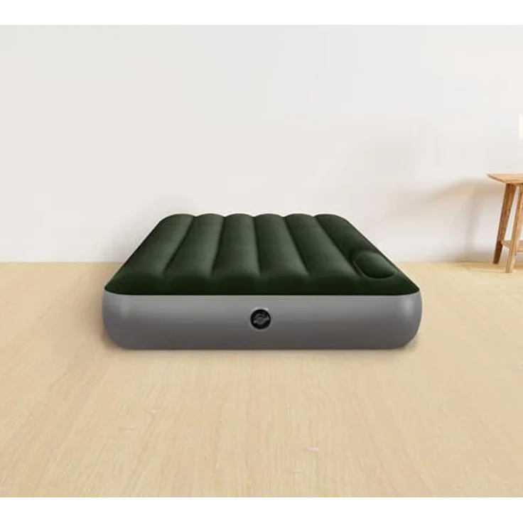 Intex Dura-Beam Standard Series Downy Luftbett mit integrierter Fußpumpe, Twin Grün – Bild 11