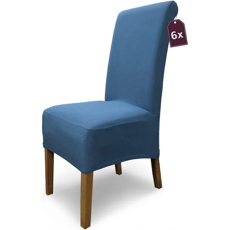 sh SCHEFFLER-HOME LIVE HOMESTYLE Stuhlhusse Moderner Stuhlbezug "Emma" aus elastischer Baumwolle, abnehmbarer & waschbarer Spannbezug für Stühle – Bild 5