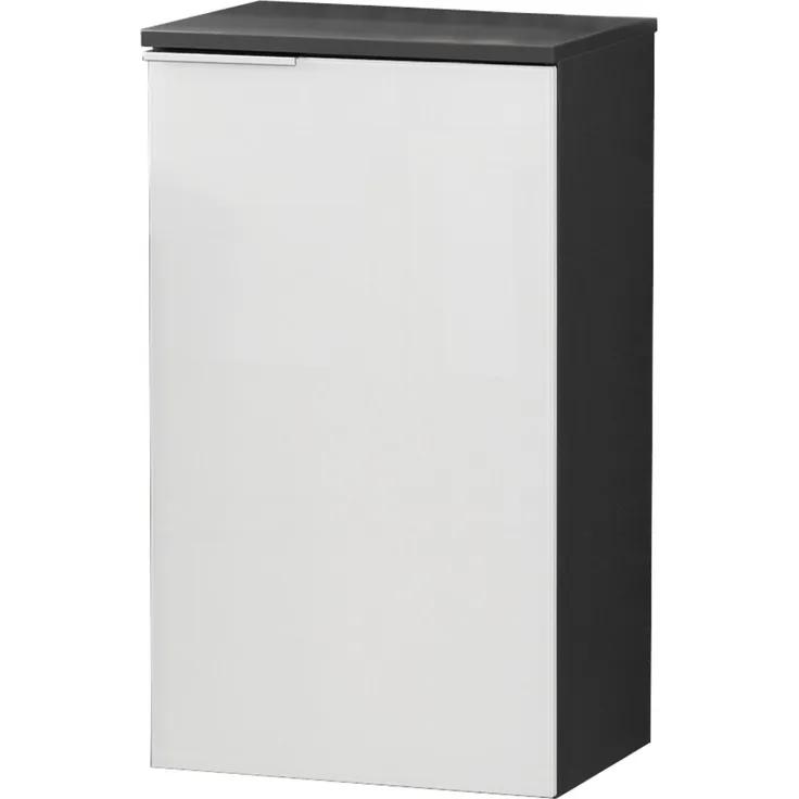 Fackelmann KARA Unterschrank 41 cm, Weiß/Anthrazit, rechts