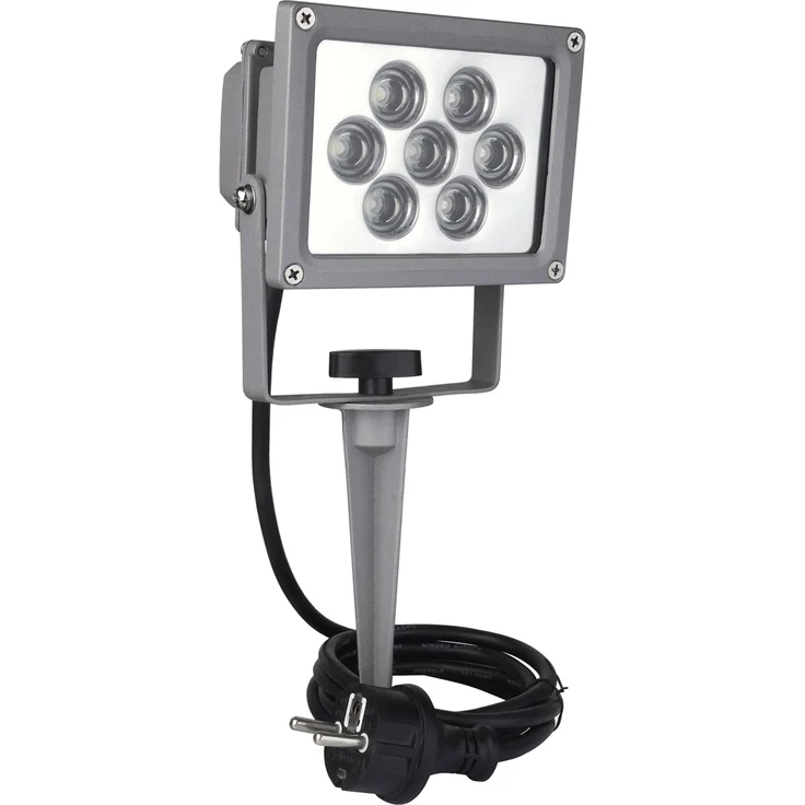 LED Scheinwerfer Strahler mit Erdspieß, IP44, Breite 20cm – Bild 1