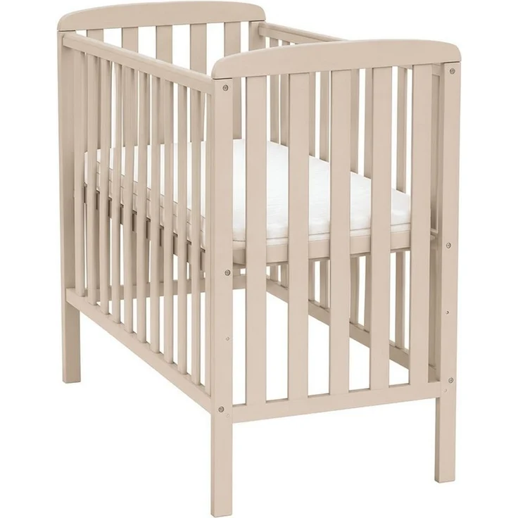 Baby-Delux Babybett Compact Beistellbett, Kinderbett 50x100 cm Kaschmir höhenverstellbar Matratze – Bild 3