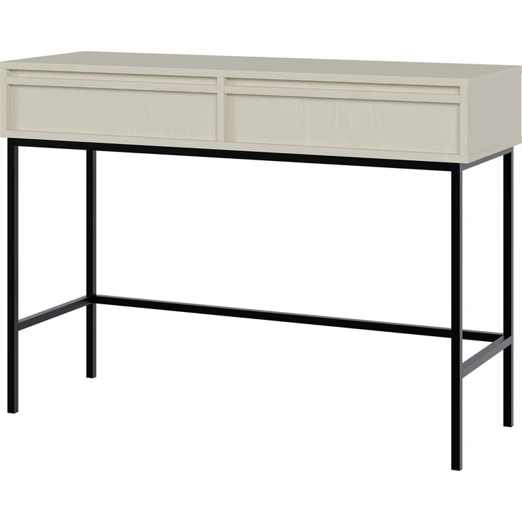Selsey 'Evo' Schminktisch mit 2 Schubladen, beige, ca. 79 x 110 x 38 cm – Bild 1