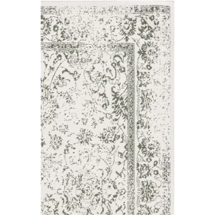 Safavieh Akzent-Teppich 91x152 cm - Adirondack Collection - Transitional Design, Elfenbein & Dunkelgrün, Pflegeleichte Synthetikmischung, Ideal für Wohnzimmer, Schlafzimmer, Büro – Bild 6