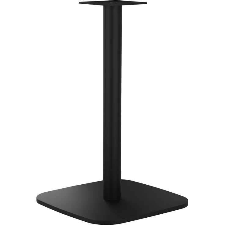 CLP Tischgestell Marudi aus pulverbeschichtetem Stahl für drinnen und draußen,schwarz eckig – Bild 1