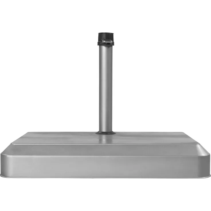 Doppler Balkonschirmständer, silber,20 kg silber für Rohr 25 - 32 mm