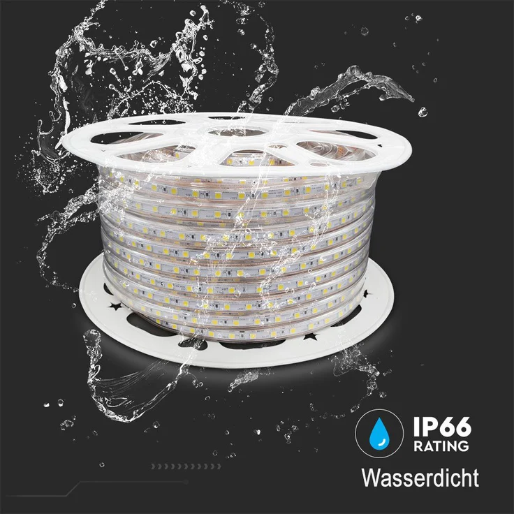 5m Kaltweiss LED Strip Streifen 60x 5050 SMD pro meter - IP65 für innen und Außen – Bild 7