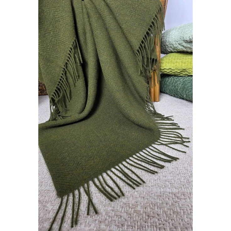 Wolldecke "TIROL M" 100 % Wolle, 140 x 200 cm in versch. Farben, STTS – Bild 3