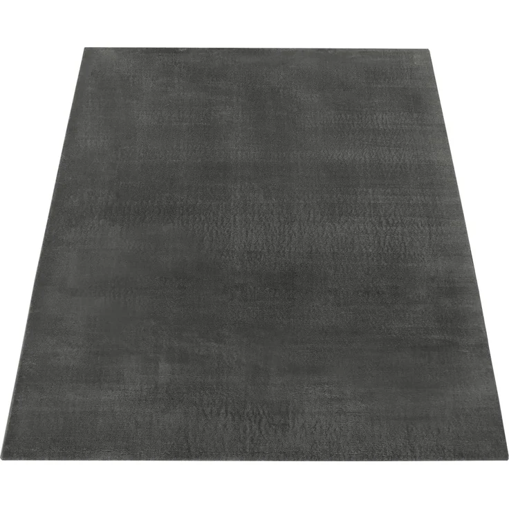 Paco Home Waschbarer Teppich Wohnzimmer Schlafzimmer Kurzflor rutschfest Flauschig Weich Moderne Einfarbige Muster, Grösse:100x200 cm, Farbe:Anthrazit – Bild 6