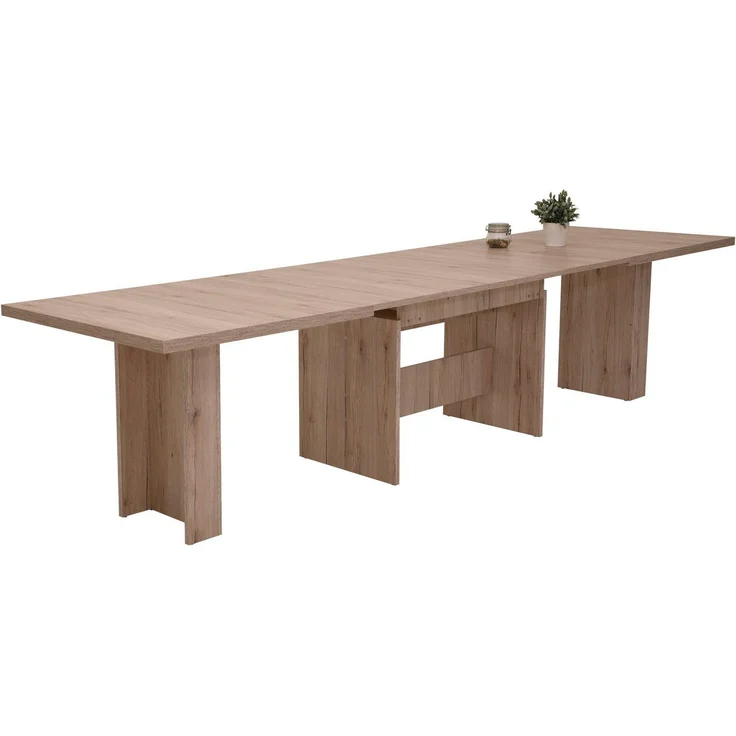 HELA Essgruppe Lia, 11tlg. Sitzgruppe, Extra viel Platz, (Set, 11-tlg, 11tlg.-Set, ausziehbar, Esstisch plus 10 Stühle), Ausziebar 160 - 300 cm – Bild 3