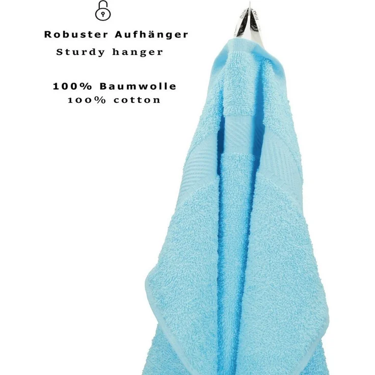Betz Handtücher 12-TLG. Handtuch-Set Palermo, 100% Baumwolle (Set, 12-St) – Bild 2