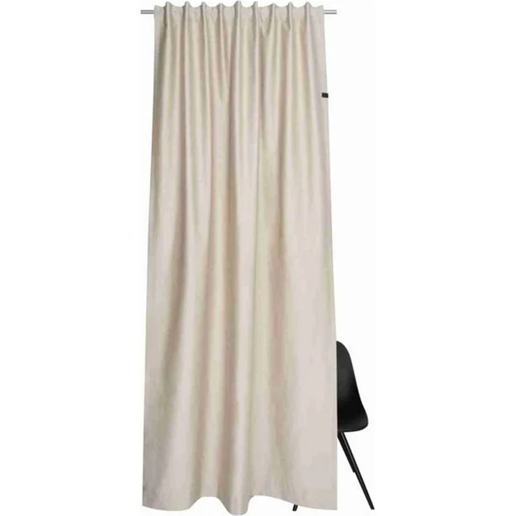 SCHÖNER WOHNEN-Kollektion Vorhang SOFT Blickdichter Schlaufenvorhang (1 St), Mischgewebe, 130 x 250 cm in Beige – Bild 4