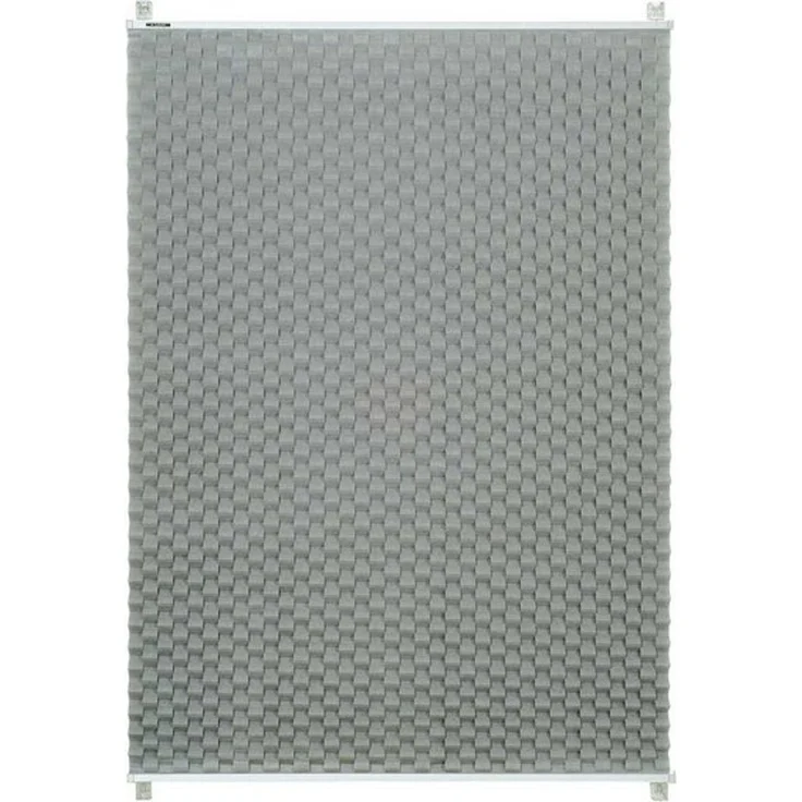 K-home Klemmfix Plissee 3D-Effekt Grau 95x130 cm – Bild 4