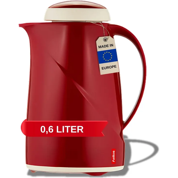 Helios Isolierkanne Wave Mini 0,6 l rot 2942-046