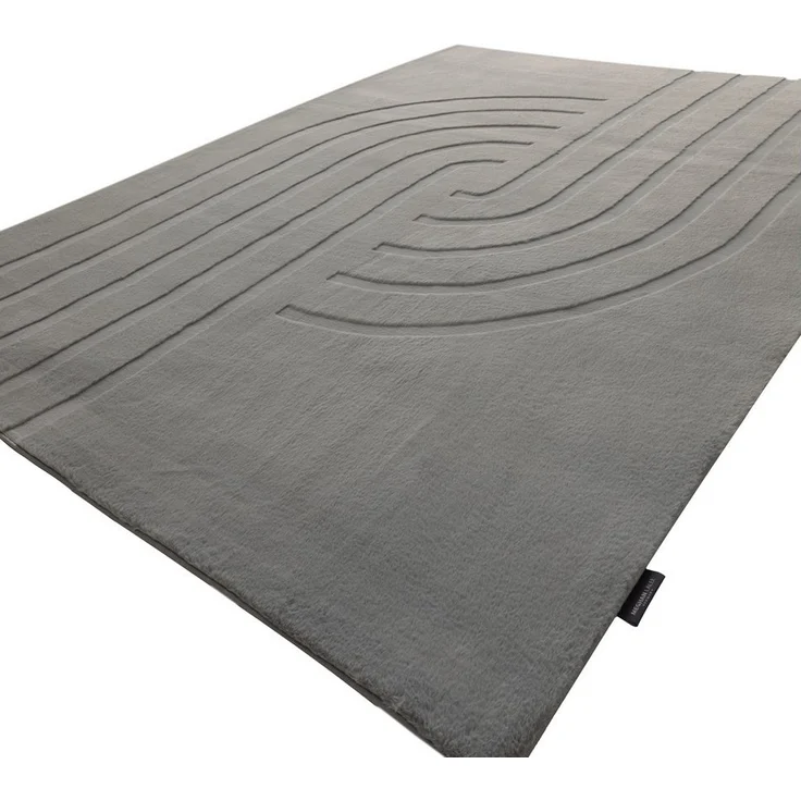 Obsession Teppich Zen Deluxe 700, rechteckig, Höhe: 22 mm, Uni Farben, modernes Design, Hoch-Tief Effekt, Wohnzimmer – Bild 2