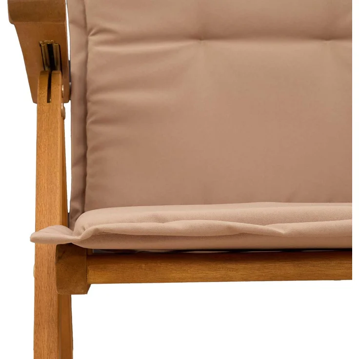 vidaXL Klappbare Gartenstühle 2 stk. Natur Massivholz Akazie hochlehner 42041430 – Bild 6