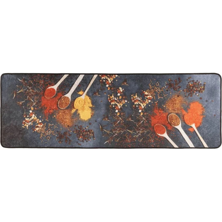 vidaXL Küchenteppich Mehrfarbig 60x180 cm Waschbar 136625 – Bild 1