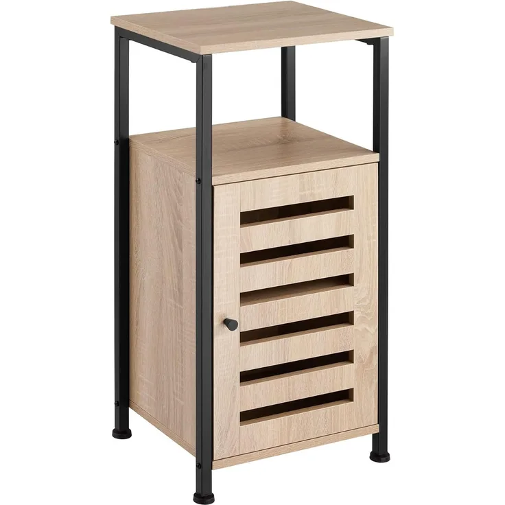 tectake Beistellschrank Durham (Komplettset, 1-St, inkl. Schlüssel) Industrial Style