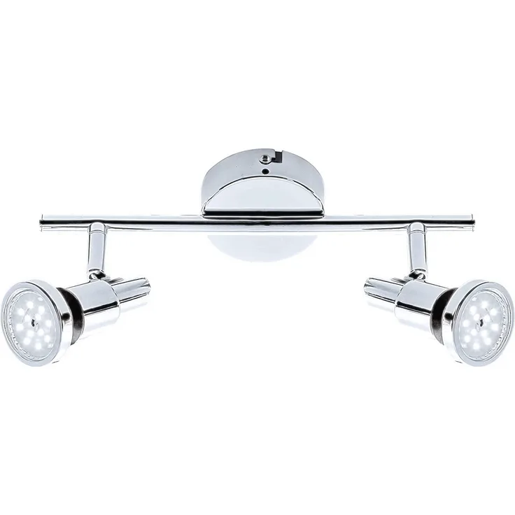 Briloner LED 2er Spot chrom