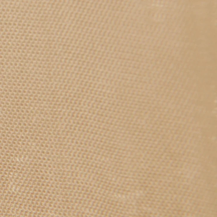 Transparente Bistrogardine Raffoptik mit Stangendurchzug in Voile, schlicht und modern in vielen verschiedenen Farben erhältlich (80 x 110 cm / beige - nude) – Bild 7