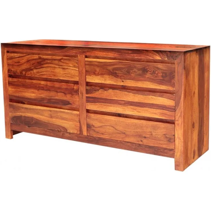 Kommode Gani 160x80x45 aus indischem Sheesham-Massivholz
