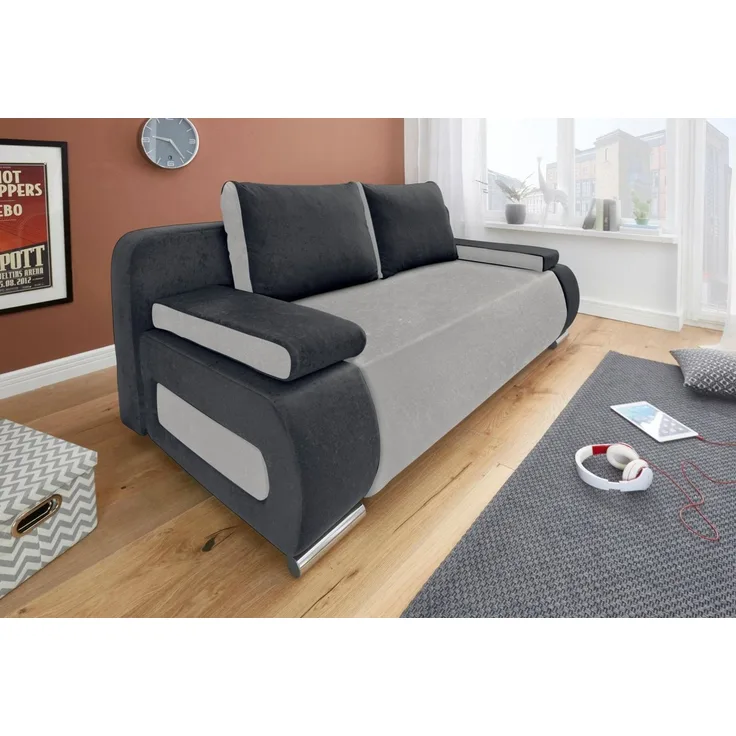 COLLECTION AB Schlafsofa Moritz, mit Bettfunktion und Bettkasten, komfortabler Federkern