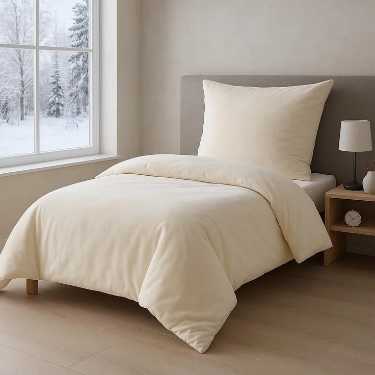 Malika Bettwäsche 155x220 + 80x80 cm Cashmere Touch Bettwäsche, atmungsaktiv, Mikrofaser, 2 teilig, Für Allergiker geeignet, pflegeleicht, angenehm weicher Stoff – Bild 1