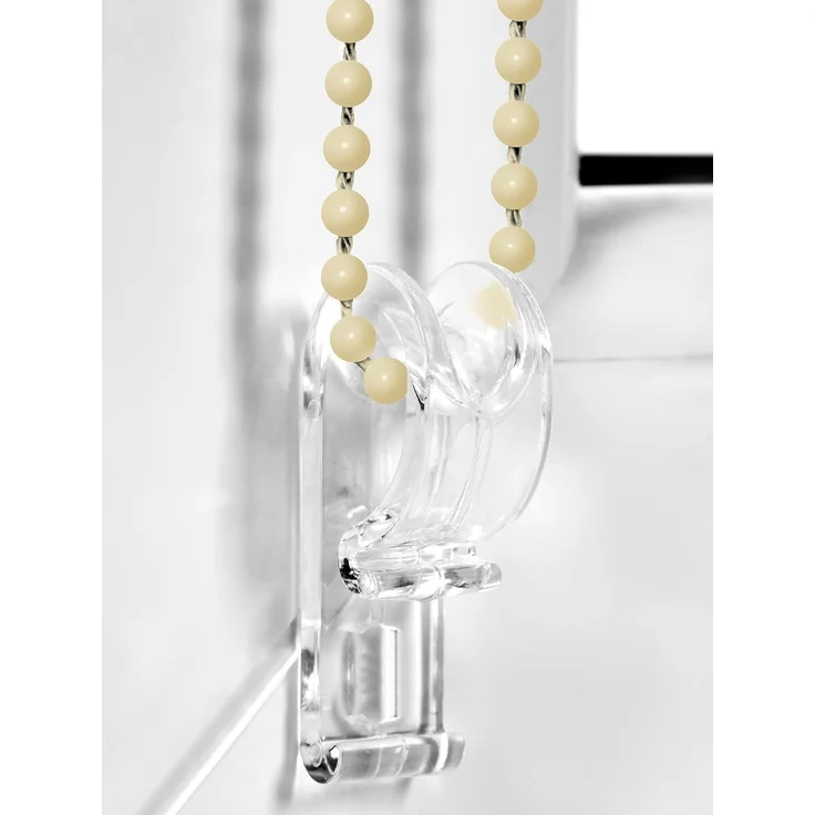 Doppelrollo Klemmfix ohne Bohren 120x150 cm Creme Duo Rollo Klemmrollo Sonnenschutzrollo Fensterrollo für Fenster & Türen Zebrarollo Seitenzugrollo – Bild 4