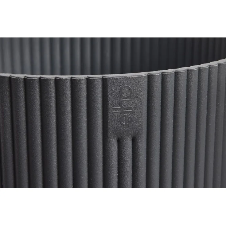 Elho Blumentopf Vibes Fold Kunststoff anthrazit Ø 30 x 27 cm – Bild 5