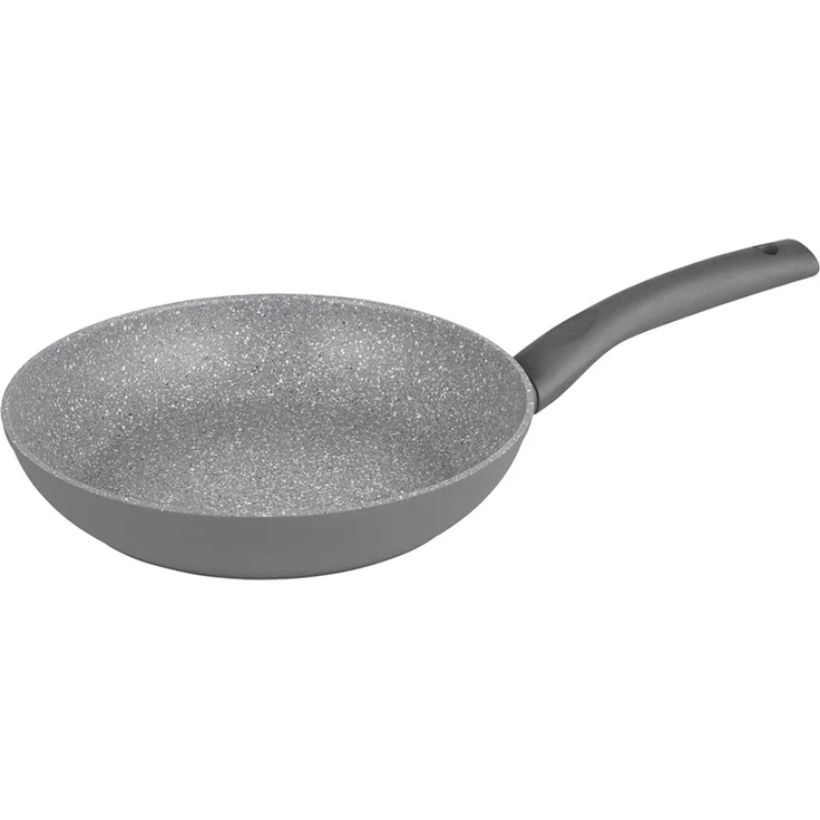 Hatex Nora Aluminium Bratpfanne Grau 24 cm Antihaft Pfluon Beschichtung Kochen