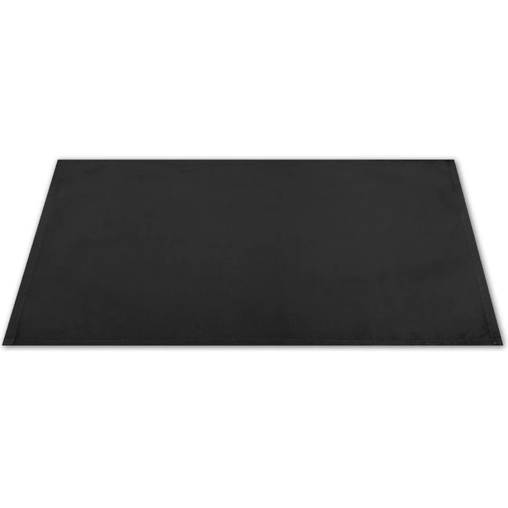 6er Set Tischsets Platzset Tischuntersetzer Platzdeckchen Tischdeko Tischmatte Essensunterlage Maße 30x45 cm, Farbe: schwarz - jet black – Bild 3