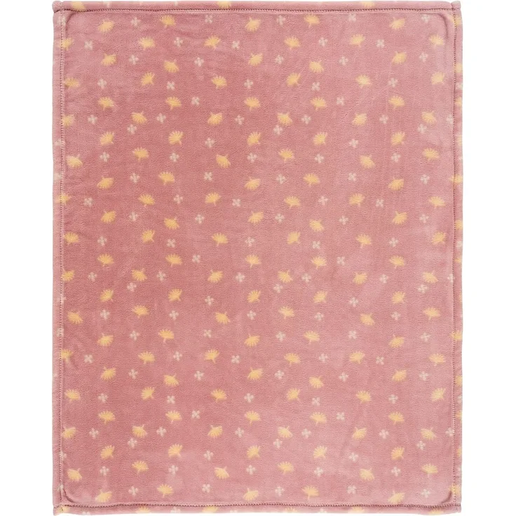 Alvi Babydecke Mikrofaser 75 x 100 cm, UV-Schutz 50+, besonders kuschelig, Farbe: Pretty