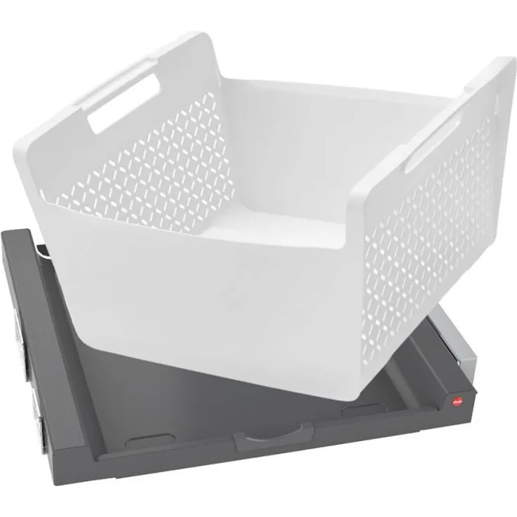 Hailo Laundry Area Universaltablar 3272002 mit Wäschekorb weiß 16er