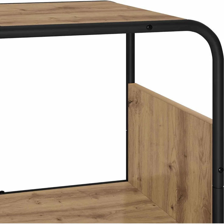 vidaXL Highboard Artisan-Eiche 93.5 x 37.5 x 144 cm Holzwerkstoff 8007953 – Bild 5