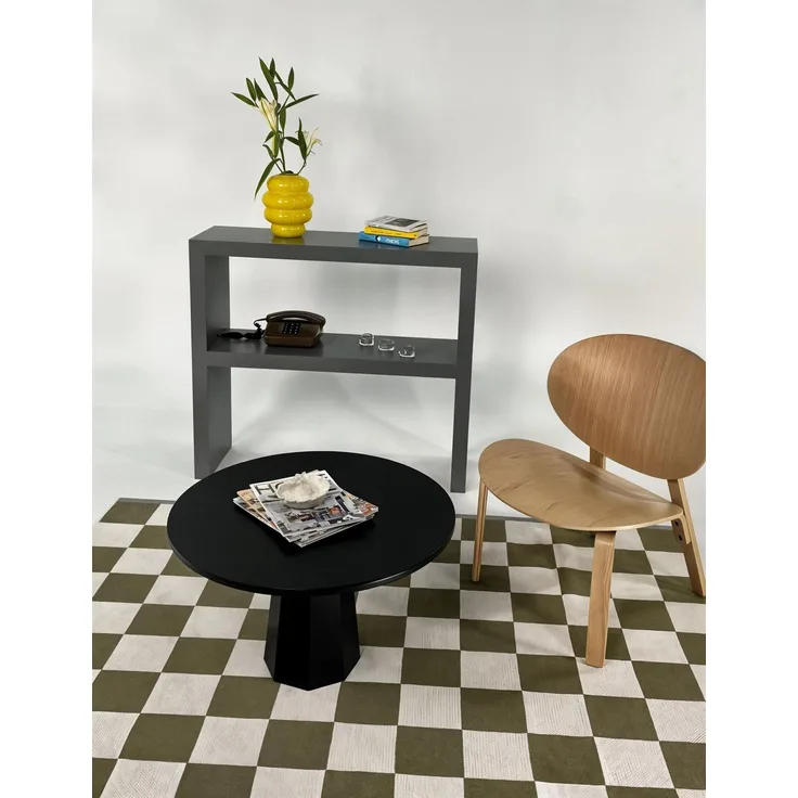 Skye Decor 'Lilyum 42 - Black' Couchtisch, Schwarz, 69 x 42 x 69 cm