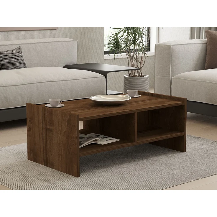 Skye Decor 'Pera - Walnut' Couchtisch, Walnuss, 90 x 35 x 50 cm – Bild 1