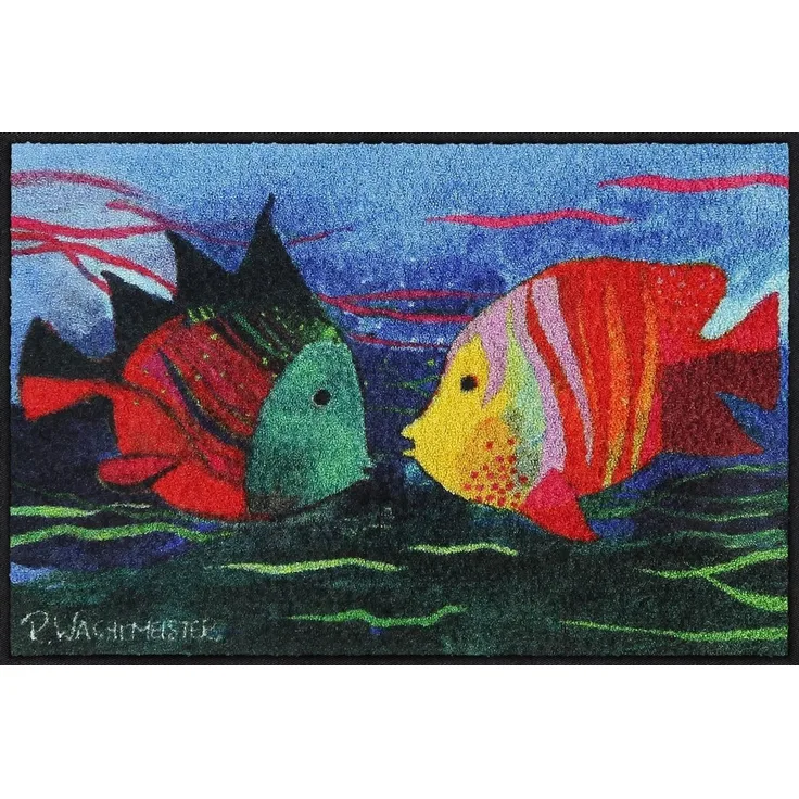 Salonloewe Fußmatte Fußmatte 50x75 Love under the Sea, Eingangsmatte normal, Höhe: 500 mm