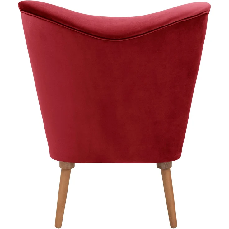Cocktailsessel Kayra Samtvelours rot – Bild 4
