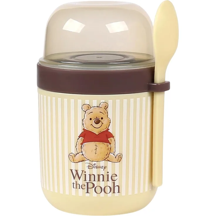 Sarcia. eu Lunchbox DISNEY Winnie Puuh Frühstücksbox mit Löffel, 2-teiliger Joghurtbecher