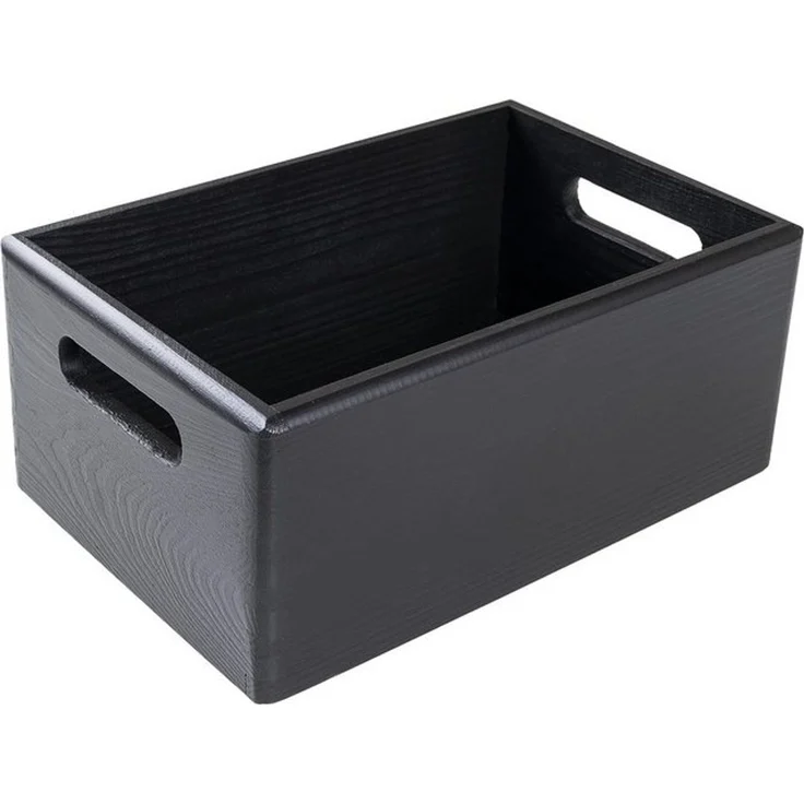 Creative Deco Holzkiste Obstkiste Korb 30x20x13cm (1cm) mit Griffen ohne Deckel, mit Griffen, ohne Deckel – Bild 4