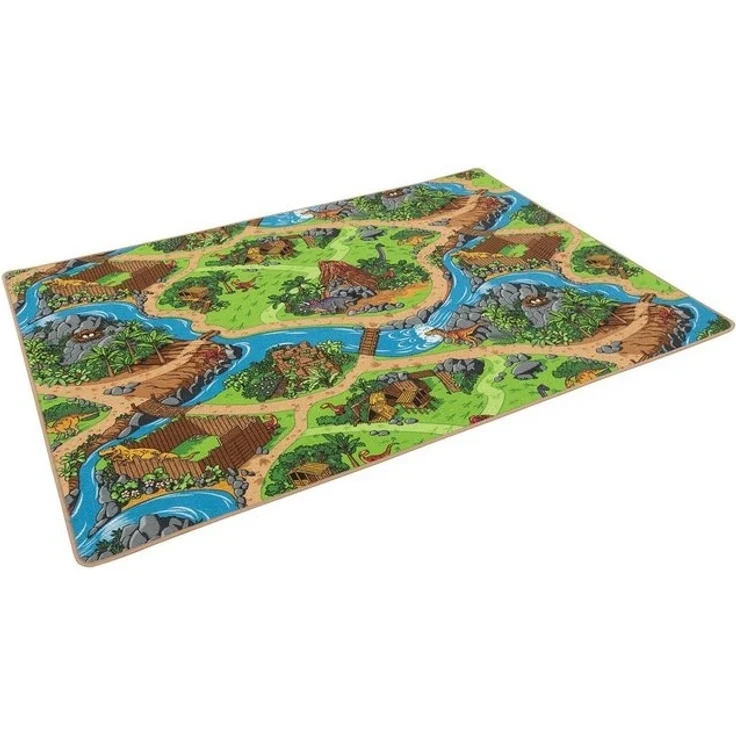 Snapstyle Kinderteppich Kinder Spiel Straßen Teppich Dino Welt, Rechteckig, Höhe: 4 mm – Bild 4