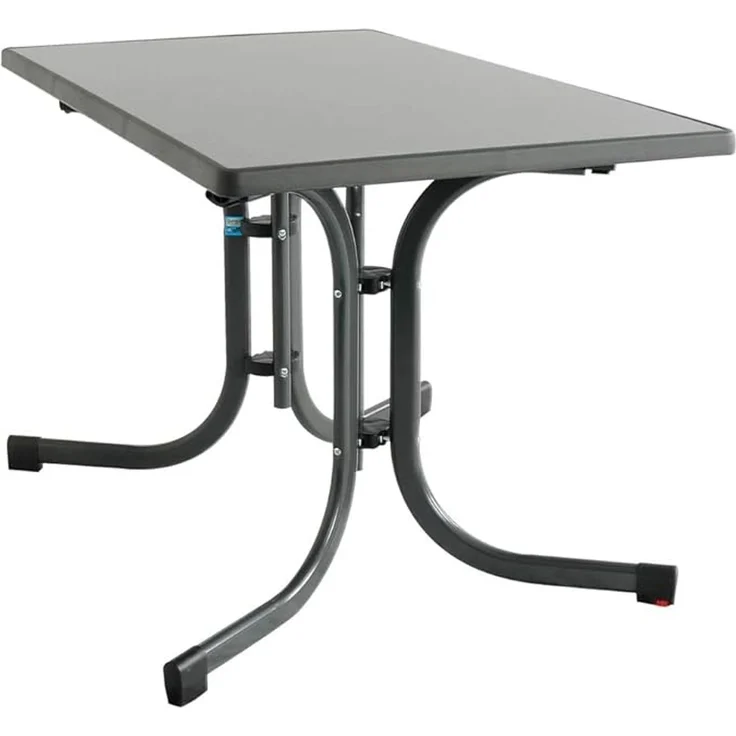 MFG Boulevard-Klapptisch mit wetterfester Melamin-Platte, MDF anthrazit, 110x70 cm – Bild 1