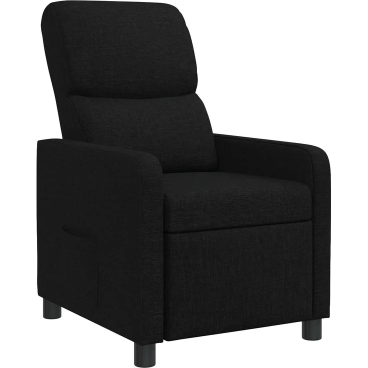 vidaXL Liegesessel Schwarz Polyester 42034819 – Bild 2