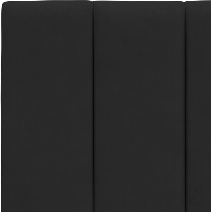 vidaXL Kopfteil-Kissen Schwarz 140 cm Samt 374671 – Bild 8