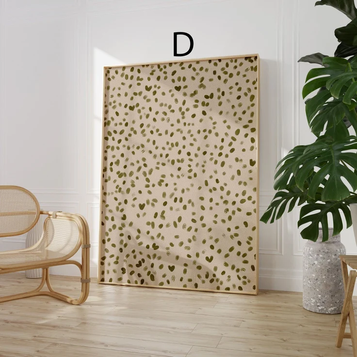 Blumen Poster · Vintage Wandbild · Boho Wanddeko · Geschenkidee · Dekoprint ohne Rahmen - D / 40x60 cm