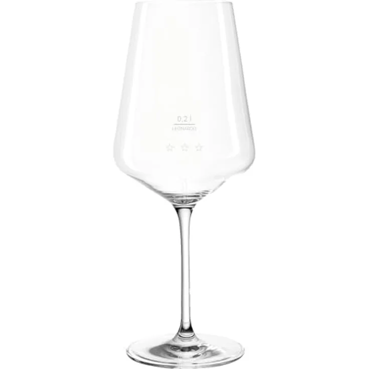Leonardo PUCCINI Rotweinglas 0,2 l geeicht 6er Set "Gastro-Edition"