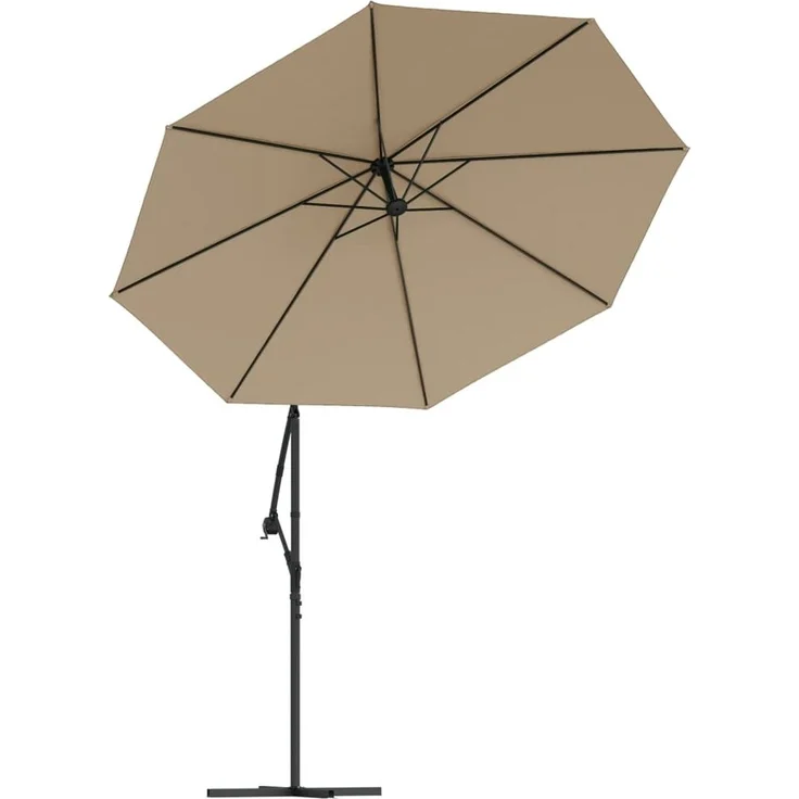 vidaXL Ersatzbezug für Ampelschirm Taupe 300 cm 313806 – Bild 5