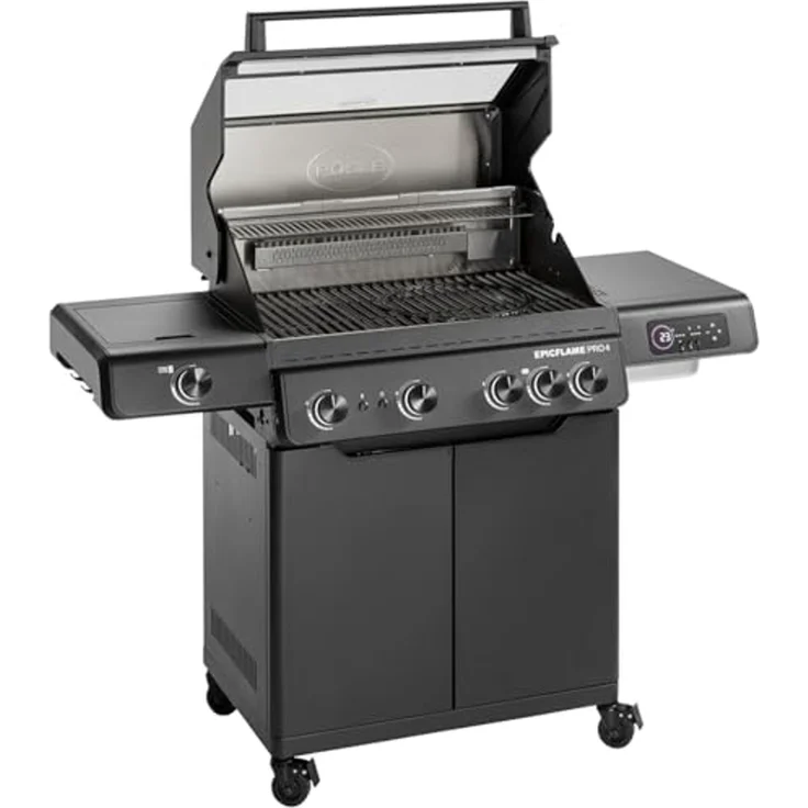 Rösle Gasgrill EPICFLAME PRO 4 Schwarz mit PRIMEZONE und Backburner 251165 – Bild 2